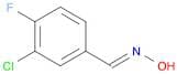 (E)-3-chloro-4-fluorobenzaldehyde oxime