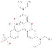 Xanthylium, 3,​6-​bis(diethylamino)​-​9-​(2,​4-​disulfophenyl)​-​, inner salt