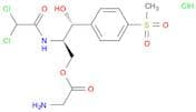 Glycine,(2R,3R)-2-[(dichloroacetyl)amino]-3-hydroxy-3-[4-(methylsulfonyl)phenyl]propyl ester, mono…