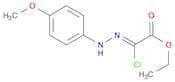 Acetic acid, chloro[(4-methoxyphenyl)hydrazono]-, ethyl ester