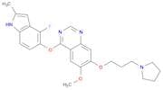 4-[(4-fluoro-2-methyl-1H-indol-5-yl)oxy]-6-methoxy-7-[3-(pyrrolidin-1-yl)propoxy]quinazoline