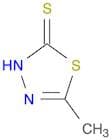 1,3,4-Thiadiazole-2(3H)-thione, 5-methyl-