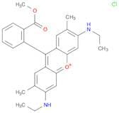 Xanthylium,3,6-bis(ethylamino)-9-[2-(methoxycarbonyl)phenyl]-2,7-dimethyl-,chloride