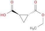 1,2-Cyclopropanedicarboxylic acid, monoethyl ester, (1R,2R)-