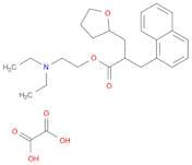 2-Furanpropanoic acid, tetrahydro-a-(1-naphthalenylmethyl)-,2-(diethylamino)ethyl ester, ethanedio…