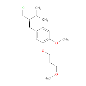 Benzene, 4-[(2r)-2-(chloromethyl)-3-methylbutyl]-1-methoxy-2-(3-methoxypropoxy)-