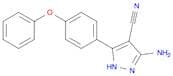 1H-Pyrazole-4-carbonitrile, 3-amino-5-(4-phenoxyphenyl)-