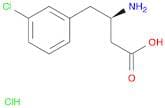 Benzenebutanoic acid, Î²-amino-3-chloro-, hydrochloride(1:1), (Î²R)-