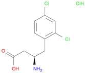 Benzenebutanoic acid, b-amino-2,4-dichloro-,hydrochloride (1:1), (bR)-