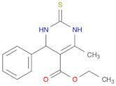 5-Pyrimidinecarboxylic acid,1,2,3,4-tetrahydro-6-methyl-4-phenyl-2-thioxo-, ethyl ester