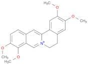 Dibenzo[a,g]quinolizinium, 5,6-dihydro-2,3,9,10-tetramethoxy-