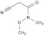 2-Cyano-N-methoxy-N-methylacetamide