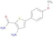 2-Thiophenecarboxamide, 3-amino-5-(4-methoxyphenyl)-