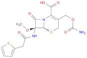 (6R,7S)-3-[(carbamoyloxy)methyl]-7-methoxy-8-oxo-7-[2-(thiophen-2-yl)acetamido]-5-thia-1-azabicycl…