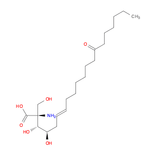 (E,2R,3S,4S)-2-amino-3,4-dihydroxy-2-(hydroxymethyl)-14-oxoicos-6-enoic acid