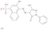 1-Naphthalenesulfonic acid,4-[(4,5-dihydro-3-methyl-5-oxo-1-phenyl-1H-pyrazol-4-yl)azo]-3-hydroxy-…