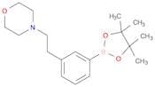 4-{2-[3-(4,4,5,5-tetramethyl-1,3,2-dioxaborolan-2-yl)phenyl]ethyl}morpholine