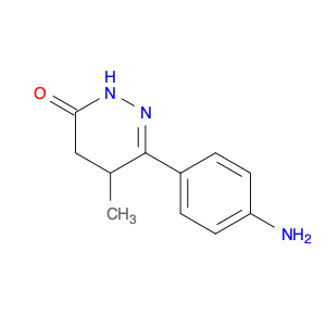 3(2H)-Pyridazinone, 6-(4-aminophenyl)-4,5-dihydro-5-methyl-