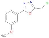 2-(Chloromethyl)-5-(3-methoxyphenyl)-1,3,4-oxadiazole