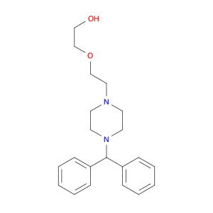 2-[2-(4-benzhydrylpiperazin-1-yl)ethoxy]ethanol