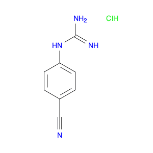 Guanidine, (4-cyanophenyl)-, monohydrochloride