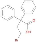 Benzeneacetic acid, a-(2-bromoethyl)-a-phenyl-