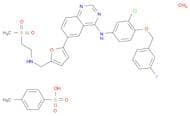 4-Quinazolinamine,N-[3-chloro-4-[(3-fluorophenyl)methoxy]phenyl]-6-[5-[[[2-(methylsulfonyl)ethyl]a…