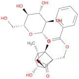 7-Oxatricyclo[4.3.0.03,9]nonan-8-one,9-[(benzoyloxy)methyl]-1-(b-D-glucopyranosyloxy)-4-hydroxy-6-…