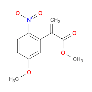 Benzeneacetic acid, 5-methoxy-a-methylene-2-nitro-, methyl ester