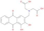 Glycine,N-(carboxymethyl)-N-[(9,10-dihydro-3,4-dihydroxy-9,10-dioxo-2-anthracenyl)methyl]-