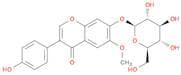 4H-1-Benzopyran-4-one,7-(b-D-glucopyranosyloxy)-3-(4-hydroxyphenyl)-6-methoxy-