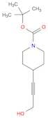 1-Piperidinecarboxylic acid, 4-(3-hydroxy-1-propynyl)-,1,1-dimethylethyl ester