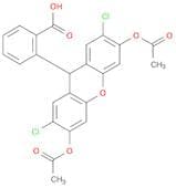 Benzoic acid, 2-[3,6-bis(acetyloxy)-2,7-dichloro-9H-xanthen-9-yl]-
