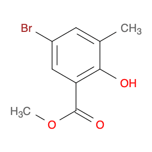 Benzoic acid, 5-bromo-2-hydroxy-3-methyl-, methyl ester
