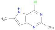 4-Chloro-2,6-dimethyl-5h-pyrrolo[3,2-d]pyrimidine