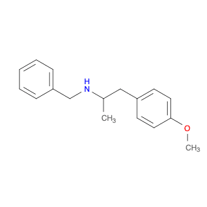 Benzeneethanamine, 4-methoxy-a-methyl-N-(phenylmethyl)-