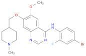 N-(4-bromo-2-fluorophenyl)-6-methoxy-7-[(1-methylpiperidin-4-yl)methoxy]quinazolin-4-amine