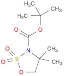 tert-butyl 4,4-Dimethyl-2,2-dioxooxathiazolidine-3-carboxylate