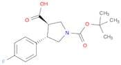 (3R,4R)-1-(tert-Butoxycarbonyl)-4-(4-fluorophenyl)pyrrolidine-3-carboxylic acid