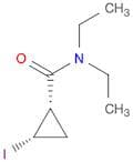 Cyclopropanecarboxamide, N,N-diethyl-2-iodo-, (1R,2R)-rel-