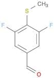 Benzaldehyde, 3,5-difluoro-4-(methylthio)-