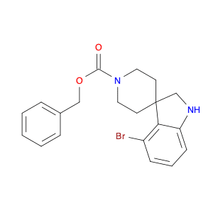 benzyl 4-bromospiro[1,2-dihydroindole-3,4'-piperidine]-1'-carboxylate
