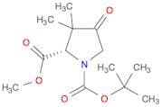 Methyl (2s)-1-boc-3,3-dimethyl-4-oxopyrrolidine-2-carboxylate