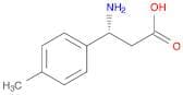 Benzenepropanoic acid, b-amino-4-methyl-, (bR)-