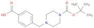 4-[[4-[(2-methylpropan-2-yl)oxycarbonyl]piperazin-1-yl]methyl]benzoic acid