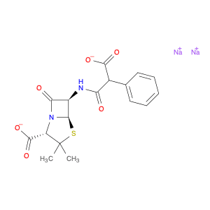 4-​Thia-​1-​azabicyclo[3.2.0]​heptane-​2-​carboxylic acid, 6-​[(2-​carboxy-​2-​phenylacetyl)​amino…