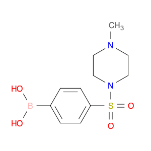 Boronic acid, [4-[(4-methyl-1-piperazinyl)sulfonyl]phenyl]-