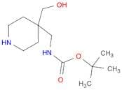 Carbamic acid, [[4-(hydroxymethyl)-4-piperidinyl]methyl]-,1,1-dimethylethyl ester