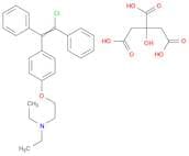 Ethanamine, 2-[4-(2-chloro-1,2-diphenylethenyl)phenoxy]-N,N-diethyl-,2-hydroxy-1,2,3-propanetricar…