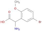 2-Amino-2-(5-bromo-2-methoxyphenyl)acetic acid
